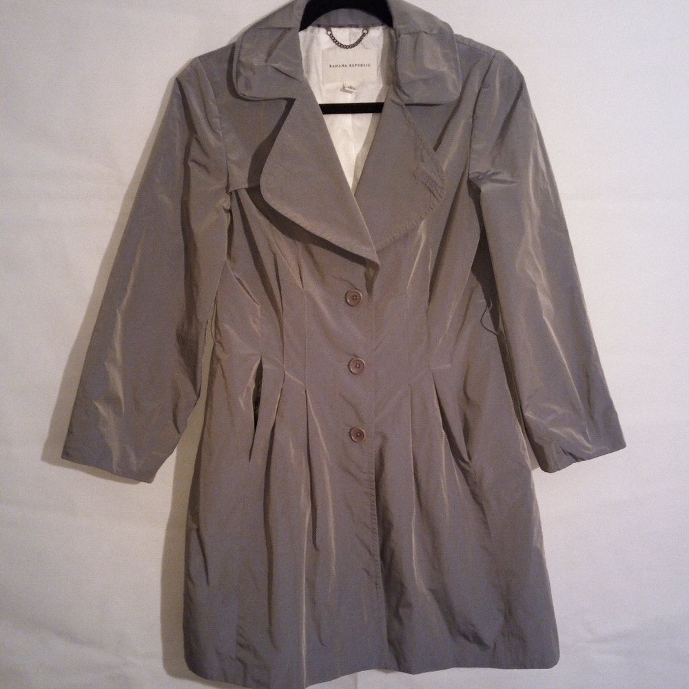 Banana Republic Grey Trench Coat
